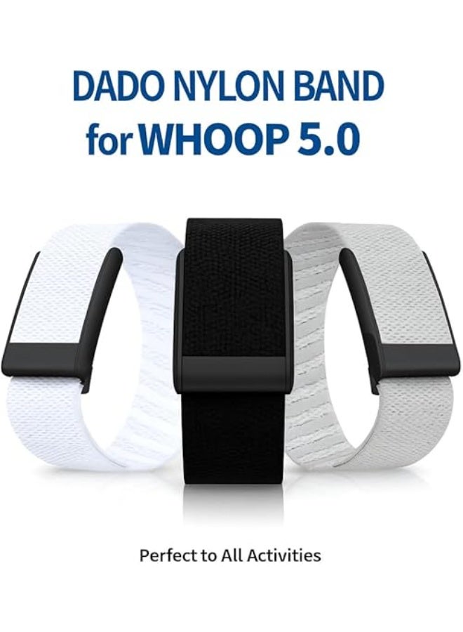 YelaJoy Nylon Soft Band Compatible with WHOOP 5.0, One, Peak, and Life | Adjustable, Durable & Secure Fit Strap | NOT for Gen 4 - Image 4